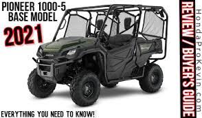 With our new fenders, you'll keep your passengers happy and clean up will be a sinch. 2021 Honda Pioneer 1000 5 Review Specs 5 Seater Sxs Utv Side By Side