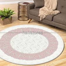 Artemis Yuvarlak Hali Prato Exclusive 1221c Pembe Halilar Pembe Hali