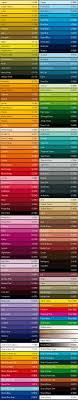 Montana Gold Colour Chart Paint Color Chart Color