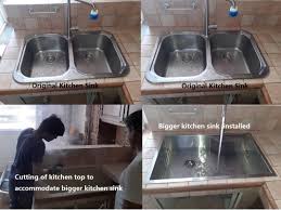 Replace the basket strainer yourself in just an hour and save the cost of a visit from the plumber. Kitchen Sink Repair Replacement Call 93504822 Uncle Heng Home Appliances Kitchenware On Carousell