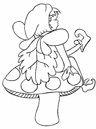 Elfe Pilz Malvorlage Coloring And Malvorlagan