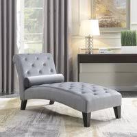Modern chaise lounge chair 59 velvet upholstered sofa recliner lounge chair with nailheads trim for living room bedroom (dark gray). Chaise Lounges Walmart Com
