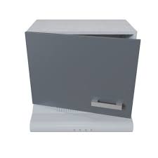 Meuble Haut Sur Hotte 1 Porte 60 Cm Macadam Unekitchenette Com