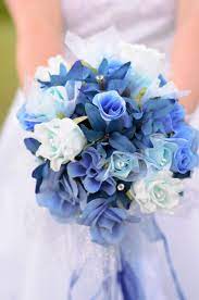Shop matching bridal bouquets, corsages, boutonnieres & blue wedding decorations. Pin By Joan Audrey S On All About Wedding Blue Wedding Bouquet Blue Wedding Flowers Flower Bouquet Wedding