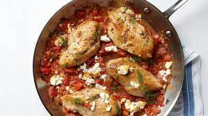 Chicken With Tomatoes And Feta Recipe Martha Stewart