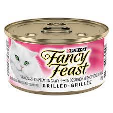 Made in a delicious and smooth pate that's sure to please even the . Fancy Feast Grilled Cat Food Salmon Shrimp Feast Cat Wet Food Petsmart