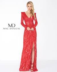Shop the season's top trends and designer collections at saks. Mac Duggal Black White Red Spring 2018 Evening Dresses Regiss In Ky 4635r