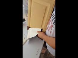 The saying that a successful paint job relies on diligent. Removing Melamine Film Painting Mdf Cabinets Youtube