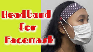 Adding buttons to your headbands secures your mask and gives your ears a break. How To Sew A Headband With Buttons For Face Mask Youtube