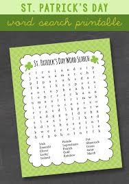 Free St Patrick S Day Word Search St Patrick S Day Words St Patrick S Day Trivia St Patrick Day Activities