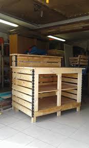 Diy Ilot De Cuisine En Bois De Palettes