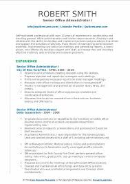 The responsibilities of office administrators vary depending on the company and industry, but they often include clerical duties, record keeping, accounting, and support tasks for office staff. Senior Office Administrator Resume Samples Qwikresume