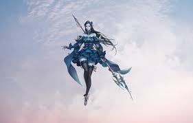 Check spelling or type a new query. Wallpaper Girl Fantasy Clouds Sky Art Style Concept Art Minimalism Dress Stockings Armor Weightlessness Magic Staff Cheolseung Ok Asmodian Knight Images For Desktop Section Fantastika Download