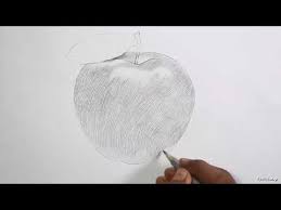 رسم تفاحه بالظل والنور الجزء الاول Youtube