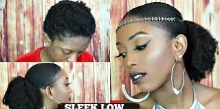 • part your hair into three parts, and take the middle section to make a low bun. Low Bun Hairstyles Archives Everything Natural Hair