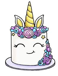 Bolo De Unicornio Unicorn Cake Scarabocchi Kawaii Arte Kawaii Disegni Kawaii