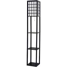 Home Floor Lamp With Shelves Black Floor Lamp Floor Lamp