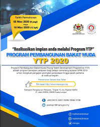 1 день назад · young talent development programme (ytp) adalah program penajaan pinjaman pelajaran berbentuk pinjaman boleh ubah di bawah majlis amanah rakyat (mara) untuk pelajar cemerlang lepasan spm 2020 bagi menyambung pengajian bermula di peringkat persediaan hingga. Maklumat2 Ttg Program Ytp Kolej Mara Kuala Nerang Kedah Facebook