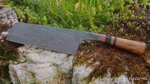 Handmade San Mai Damascus Santoku Knife Etsy Santoku Knife Knife Olive Wood