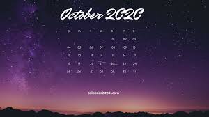 october 2020 calendar wallpapers top