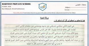 ورقة عمل درس ورقة الحياة لغة عربية للصف الخامس الفصل الاول School Worksheets Airline