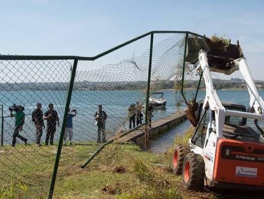 G1 - Governo do DF começa a desobstruir orla do Lago Paranoá - notícias em Distrito Federal