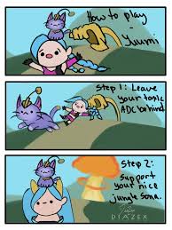 How To Play Yuumi By Diazex On Deviantart Lol League Of Legends League Of Legends Comic League Memes
