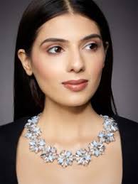 Buy Rhea White & Gold-Toned Rhodium-Plated Quartz