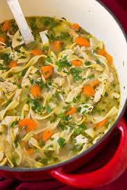 Chicken Noodle Soup A Friend Made It And Had Some Better Than Bouillon C Slow Cooker Chicken Noodle Soup Soup Recipes Chicken Noodle Chicken Noodle Soup Easy