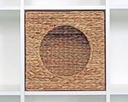 Ikea Kallax Expedit Katzenkorb 33 X 33 X 33 Cm Natur Korb Aus Wasserhyazinthe Tierhohle Katzenhohle Stabil Fur Kleine Hunde Und Katzen In 2020 Kallax Ikea Kallax Ikea