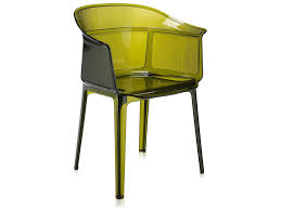 Kartell Outdoor Papyrus Olive Green Resin Dining Chair Sold In 2 Kao5830z3