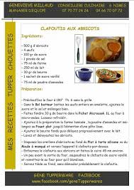 Tupperware Sucre Clafoutis Aux Abricots Recettes De Cuisine Clafoutis Aux Abricots Recette Tupperware