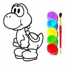 لعبة تلوين ماريو Mario Coloring Book Mario Characters Mario Fictional Characters