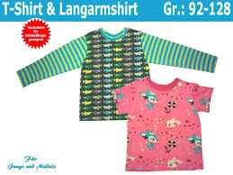 In dieser liste habe ich dir über 100 der besten kostenlosen schnittmuster für damen, herren und kinder zusammengetragen. Kinder T Shirt Kinderpullover Schnittmuster Und Nahanleitungen