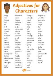 Adjectives For Characters Display Poster Adjectives Characters Display Poster Wealth English Writing Skills Learn English Vocabulary English Words