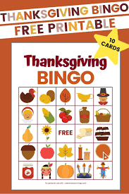 Maybe you would like to learn more about one of these? Thanksgiving Bingo Game Free Printable