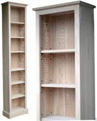 Solid Oak Bookcase 7ft Tall Narrow Slim Jim Adjustable Display Shelving Unit Solid Oak Bookcase Bookcase Pallet Wood Shelves