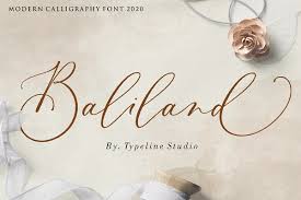 1 2 3 4 5 6 7 8 9 10. Baliland Modern Calligraphy Font Stunning Script Fonts Creative Market