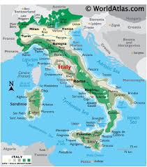 46 w x 32 h. Italy Maps Facts World Atlas