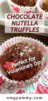 Chocolate Nutella Truffles Omg Yummy Recipe Dessert Recipes Candy Recipes Homemade Dessert Recipes Easy