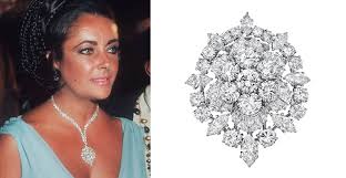 The necklace will be unveiled tomorrow with dozens more of elizabeth taylor's gems. At Auction Elizabeth Taylor S Diamond Brooch The Adventurine