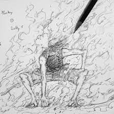 Luffy has been shown to develop his most as a note: ã‚¼ãƒ­ Zer0 On Twitter Gear Second Onepiece Manga Luffy D Anime Oda Drawing