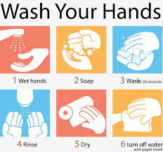 Six Steps Cartoon Hand Wash Png And Vector Hand Washing Coloring For Kids Wash Your Hands