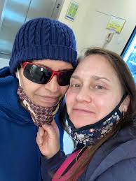 Big day for my sister. She a doctor. Good afternoon