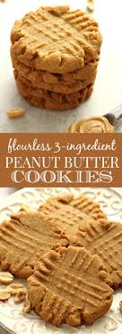 Flourless Peanut Butter Cookies A Classic Cookie Made From Just 3 Ingredients Beloved By E Recette Dessert Gateaux Et Desserts Cookies Et Biscuits