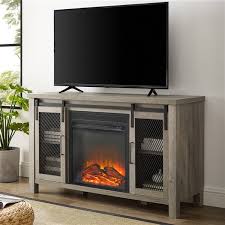 Pricing, promotions and availability may vary by location and at target.com. Walker Edison Farmhouse Fireplace Tv Stand 48 In X 28 In Grey Lw48fpsmdgw Rona