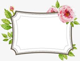 Hand Painted Flower Text Border Label Hand Painted Flowers Marry Wedding Png Transparent Clipart Image And Psd File For Free Download Flower Painting Floral Border Design Flower Text