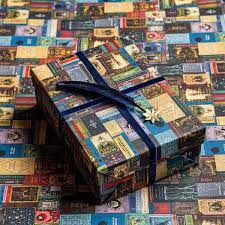 Each sheet wraps a shirt box perfectly. Harry Potter Gift Wrap By Minalima Book Covers The Shop That Must Not Be Named