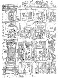 Accueil Georges Perec Maison Dessin Coloriage