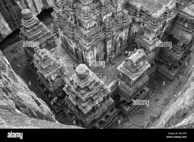 Ellora Black and White Stock Photos & Images - Alamy